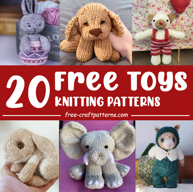 20 Best Toy Free Knitting Patterns